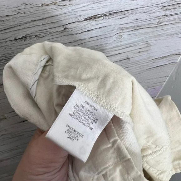 Halston heritage cream tan pants trousers  size 4 - Picture 8 of 8